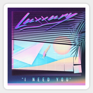 "I Need You" Cover Art Sticker